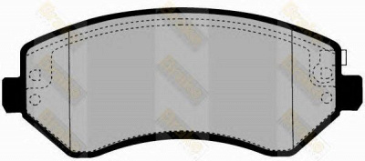 BRAKE ENGINEERING pa1508 -  Комплект тормозных колодок, дисковый тормоз